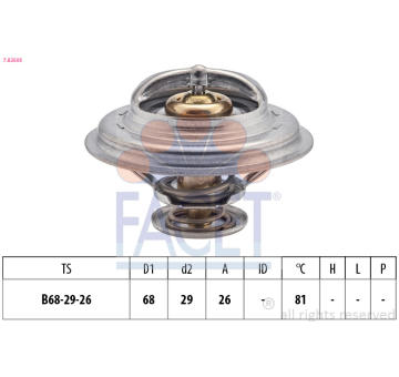 Termostat, chladivo FACET 7.8250S