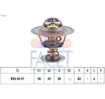 Termostat, chladivo FACET 7.8251S