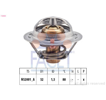 Termostat, chladivo FACET 7.8266S