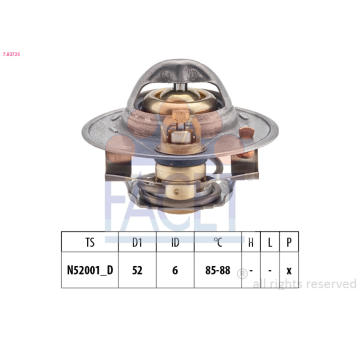 Termostat, chladivo FACET 7.8272S