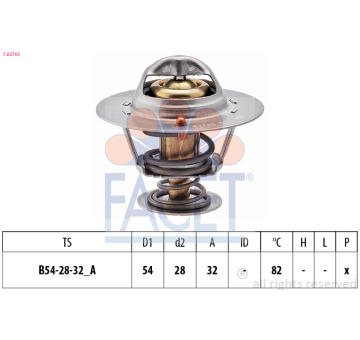 Termostat, chladivo FACET 7.8276S