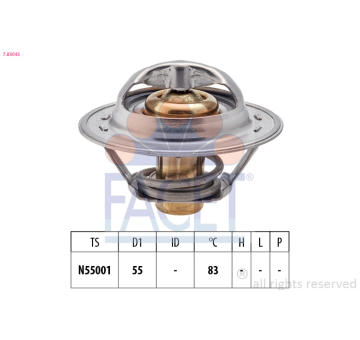 Termostat, chladivo FACET 7.8304S