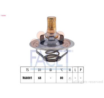 Termostat, chladivo FACET 7.8309S