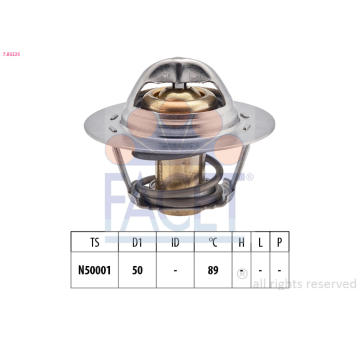 Termostat, chladivo FACET 7.8322S