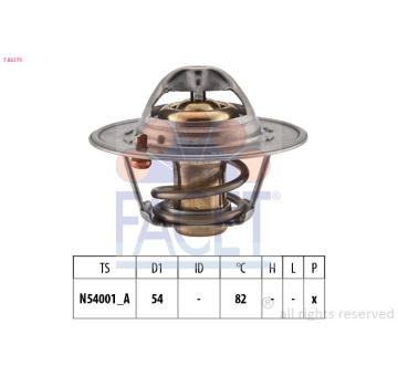 Termostat, chladivo FACET 7.8337S