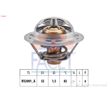 Termostat, chladivo FACET 7.8340S