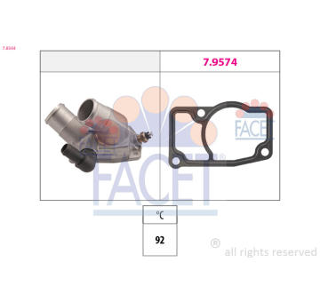 Termostat, chladivo FACET 7.8344