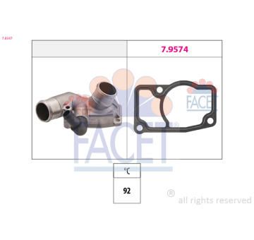 Termostat, chladivo FACET 7.8347