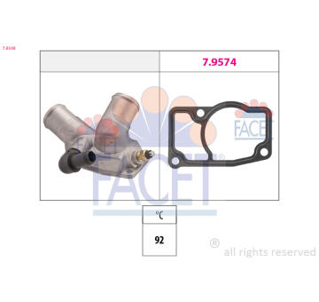 Termostat, chladivo FACET 7.8348