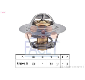 Termostat, chladivo FACET 7.8355S
