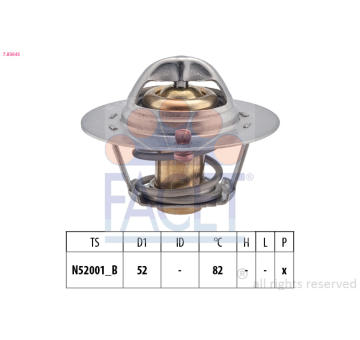 Termostat, chladivo FACET 7.8364S