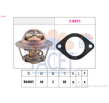 Termostat, chladivo FACET 7.8369
