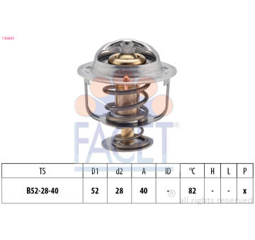 Termostat, chladivo FACET 7.8383S