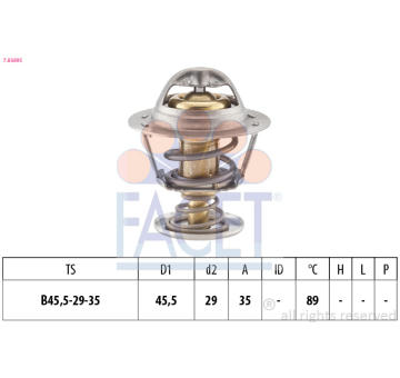 Termostat, chladivo FACET 7.8389S