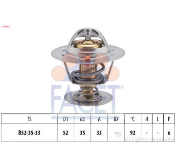 Termostat, chladivo FACET 7.8396S