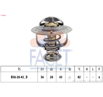 Termostat, chladivo FACET 7.8399S