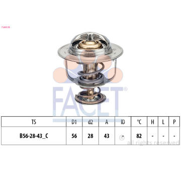 Termostat, chladivo FACET 7.8413S