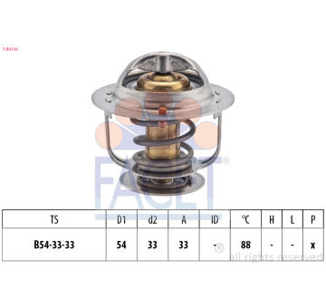Termostat, chladivo FACET 7.8414S
