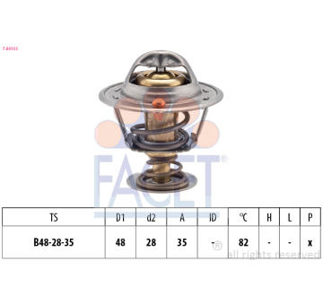 Termostat, chladivo FACET 7.8415S