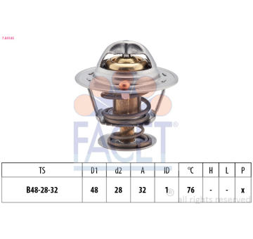 Termostat, chladivo FACET 7.8418S