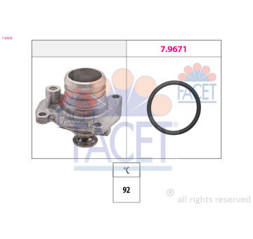 Termostat, chladivo FACET 7.8458