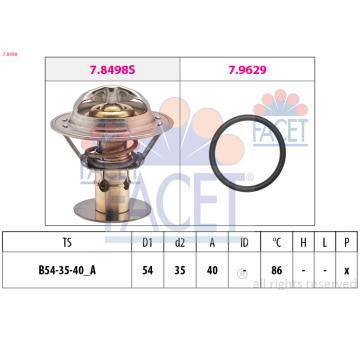 Termostat, chladivo FACET 7.8498
