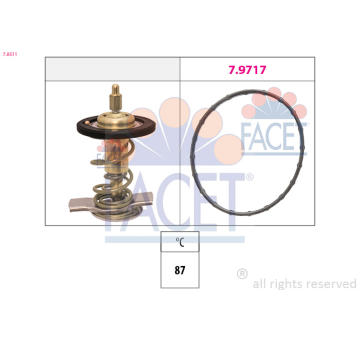 Termostat, chladivo FACET 7.8511