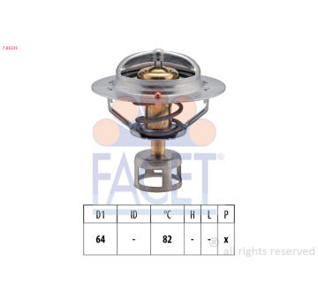 Termostat, chladivo FACET 7.8523S