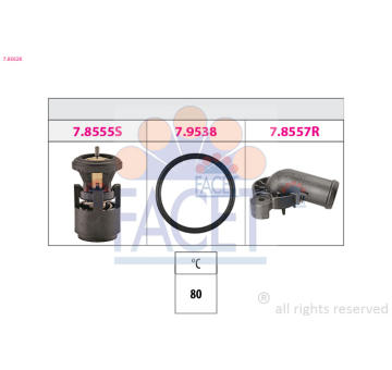 Termostat, chladivo FACET 7.8562K