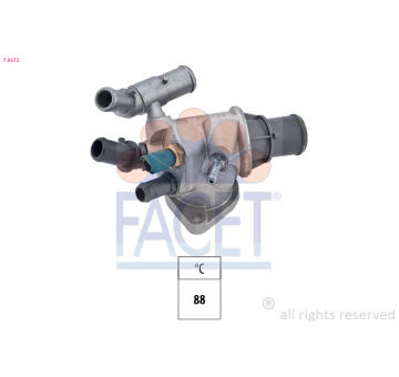 Termostat, chladivo FACET 7.8572