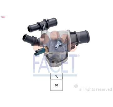 Termostat, chladivo FACET 7.8581