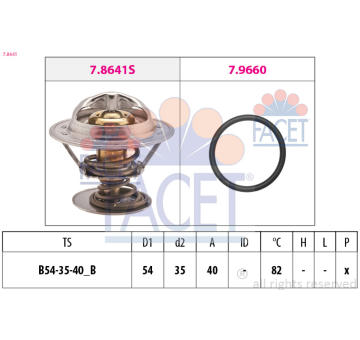 Termostat, chladivo FACET 7.8641