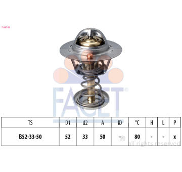 Termostat, chladivo FACET 7.8674S