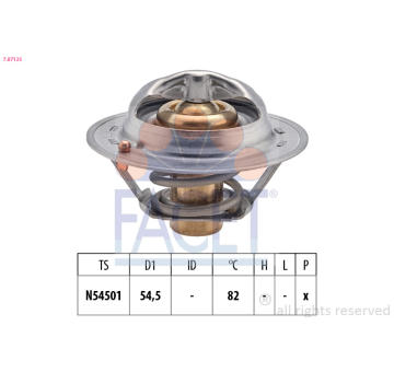 Termostat, chladivo FACET 7.8712S