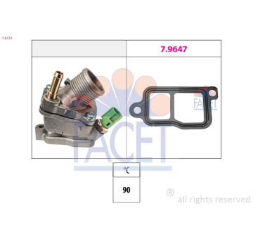 Termostat, chladivo FACET 7.8733