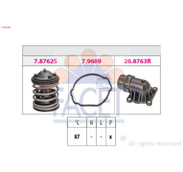 Termostat, chladivo FACET 7.8763K