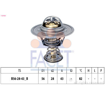 Termostat, chladivo FACET 7.8769S