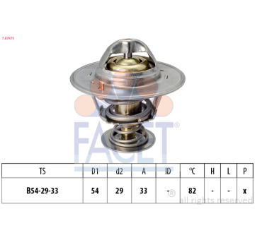 Termostat, chladivo FACET 7.8797S