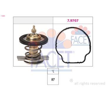 Termostat, chladivo FACET 7.8805