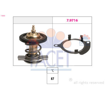 Termostat, chladivo FACET 7.8820