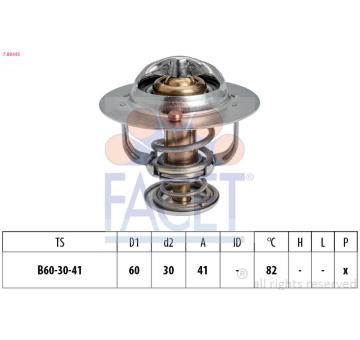 Termostat, chladivo FACET 7.8844S