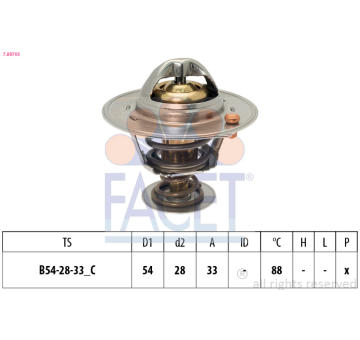 Termostat, chladivo FACET 7.8870S