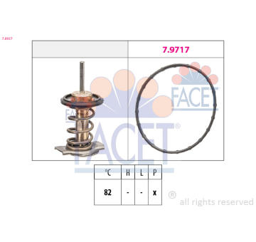 Termostat, chladivo FACET 7.8937