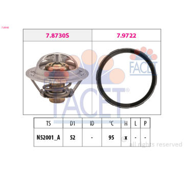 Termostat, chladivo FACET 7.8946