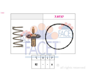 Termostat, chladivo FACET 7.8950