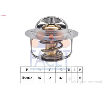 Termostat, chladivo FACET 7.8954S