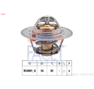 Termostat, chladivo FACET 7.8994S