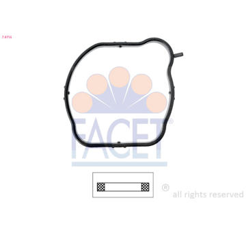 Těsnění, pouzdro termostatu FACET 7.9715