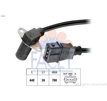 Senzor, otáčky motoru FACET 9.0032