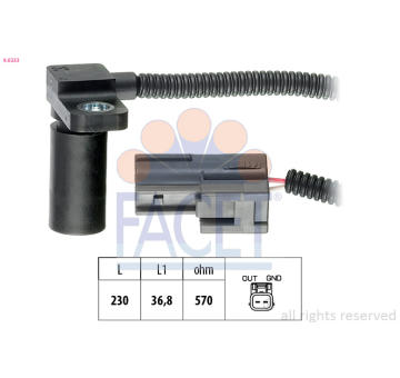 Senzor otacek, automaticka prevodovka FACET 9.0233